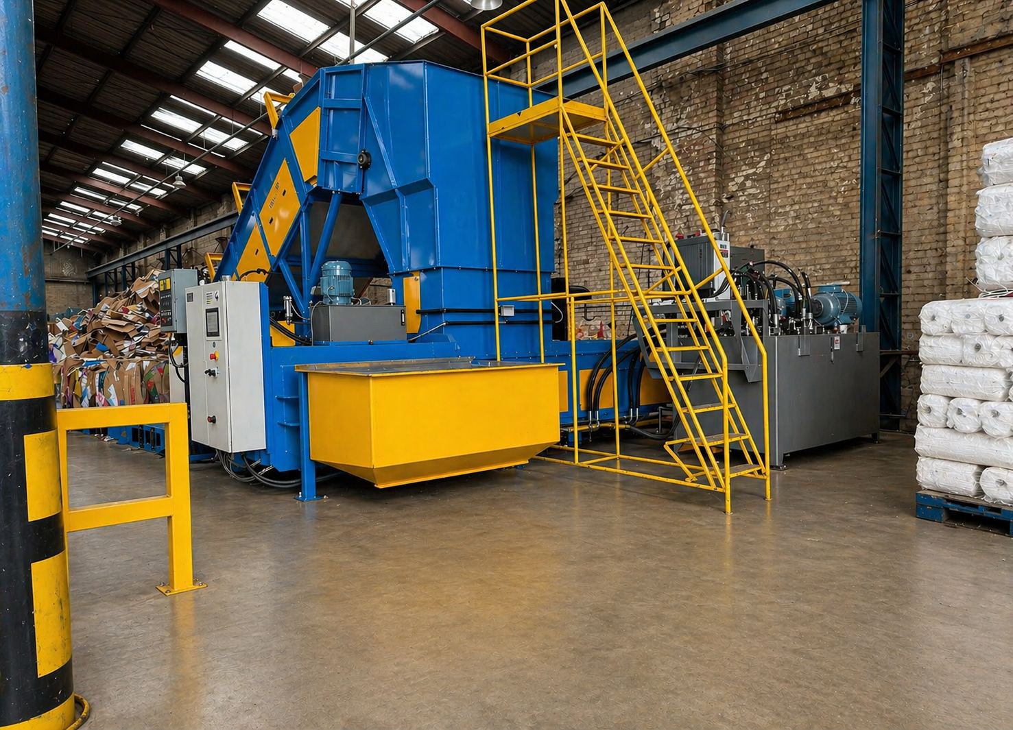 Baler on the Arrow yard